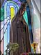 Cagliari-Chiesa parrocchiale di Nostra Signora di Fatima nel villaggio dei Pescatori: statua della Madonna Cagliari-Chiesa parrocchiale di Nostra Signora di Fatima nel villaggio dei Pescatori: statua della Madonna