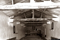 Silanus-Chiesa campestre di Santu Portolu o San Bartolomeo e della Vergine delle Grazie: interno verso il presbiterio Silanus-Chiesa campestre di Santu Portolu o San Bartolomeo e della Vergine delle Grazie: interno verso il presbiterio
