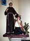 Ales Zeppara: chiesa parrocchiale di San Simeone Vescovo: statua di Sant’Antonio da Padova Ales Zeppara: chiesa parrocchiale di San Simeone Vescovo: statua di Sant’Antonio da Padova