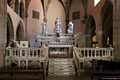 Alghero: chiesa di San Francesco: l&rsquo;altare maggiore
