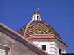 Alghero: chiesa di San Michele: la cupola maiolicata
