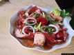 Alghero: il ristorante la lepanto: aragosta con cipolle e pomodori