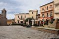 Arzachena-La piazza Risorgimento