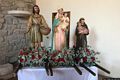 Arzachena: chiesa parrocchiale di Santa Maria della Neve: i Santi da portare in processione width=