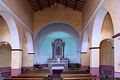 Arzachena-La piccola chiesa di Santa Lucia: interno prima dell&rsquo;ultimo restauro