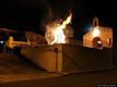 Escolca: il falò per la festa di Sant’Antonio Abate: l’altare