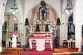Escolca: chiesa parrocchiale di Santa Cecilia: altare maggiore