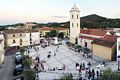 Loceri-La piazza Cavalier Don Luigi Melis vista dall&rsquo;alto