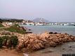 Loiri: il porto San Paolo: scogli e spiaggia a Porto San Paolo