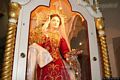 Villanovaforru-chiesa di Santa Marina vergine e martire: simulaco della Santa Villanovaforru-chiesa di Santa Marina vergine e martire: simulaco della Santa