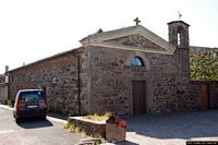 Abbasanta-chiesa di Sant’Antonio Abate: vista da sinistra