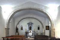 Abbasanta-chiesa di Sant’Antonio Abate: interno verso il presbiterio