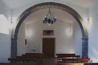 Abbasanta-chiesa di Sant’Amada: interno verso il portale di ingresso