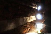 Abbasanta-Fenomeno della luce del Toro all’alba solstizio d’inverno all’interno del nuraghe Zuras