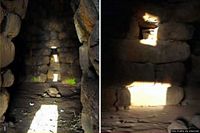Abbasanta-Fenomeno della luce del Toro all’alba solstizio d’inverno all’interno del nuraghe Zuras