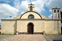 Abbasanta-chiesa campestre di Sant’Agostino: facciata