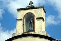 Abbasanta-chiesa campestre di Sant’Agostino: fronte del campanile a vela