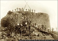 Abbasanta-Il nuraghe Losa durante i primi scavi