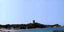 Aglientu-Torrevignola: il panoramica della costa con la Torre di Vignola chiamata anche la Turra