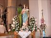 Aidomaggiore-Festa di Santa Maria delle Palme: la statua che viene portata in processione