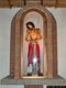 Aidomaggiore: chiesa dedicata a San Gavino Martire: altare laterale con la statua dell’Ecce Homo