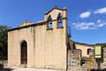 Ales: chiesa di Santa Maria: la facciata vista da destra