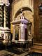 Ales-Cattedrale dei Santi Pietro e Paolo: il fonte battesimale