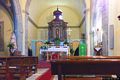 Ales Zeppara: chiesa parrocchiale di San Simeone Vescovo: interno verso il presbiterio