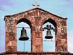 Allai-Chiesa parrocchiale dello Spirito Santo-Il campanile a vela Allai-Chiesa parrocchiale dello Spirito Santo-Il campanile a vela