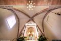 Allai-Chiesa parrocchiale dello Spirito Santo: volta a crociera sopra l'altare maggiore Allai-Chiesa parrocchiale dello Spirito Santo: volta a crociera sopra l'altare maggiore