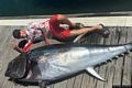 Tortol&igrave;-Arbatax: pesca di un tonno di 168 chili