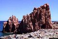 Tortolì-Arbatax: la grande roccia rossa sulla spiaggia
