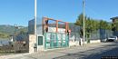 Arbus: il palazzetto Comunale dello sport: ingresso