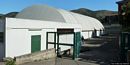 Arbus: il palazzetto Comunale dello sport: esterno