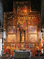 Ardara: chiesa di Nostra Signora del regno: retablo dell’altare maggiore