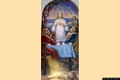 Aritzo-chiesa parrocchiale di San Michele Arcangelo: nella Cappella del Rosario la Cena di Emmaus