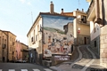 Aritzo-Il murale all’imbocco della via Alberto Lamarmora