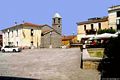 Arzachena: la piazza Risorgimento Arzachena: la piazza Risorgimento