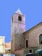 Arzachena: chiesa parrocchiale di Santa Maria della Neve: il caratteristico campanile