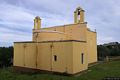 Arzachena: chiesa campestre di San Tomaso d’Aquino: veduta dal retro