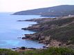 Porto Torres: l’isola Asinara: la costa verso Cala d’Oliva