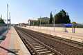 Assemini: la fermata ferroviaria di Assemini Carmine