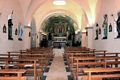 Assolo: chiesa parrocchiale di San Sebastiano Martire: interno verso il presbiterio