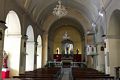 Banari: chiesa parrocchiale di San Lorenzo: interno verso il presbiterio
