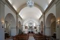 Baradili: chiesa parrocchiale di Santa Margherita: interno verso il presbiterio
