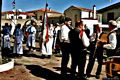 Baressa-Festa patronale di San Giorgio Martire: preparazione della processione