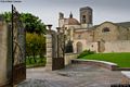 Barumini: chiesa parrocchiale della Beata Vergine Immacolata: ingresso verso la piazza