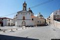 Baunei: il sagrato sul retro della chiesa parrocchiale con il suo portale