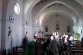 Baunei: chiesa di San Pietro in Golgo: interno Baunei: chiesa di San Pietro in Golgo: interno