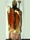 Belvì-chiesa parrocchiale di Sant’Agostino: statua del Santo sull’altare